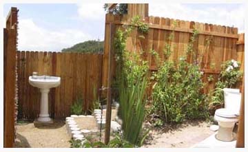 outdoor bathroom